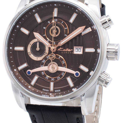 Orologio da uomo al quarzo cronografo Kolber Geneve K9065103552