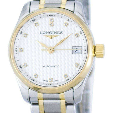 Longines Master Collection Automatic Power Reserve Diamond Accent L2.128.5.77.7 Orologio da donna