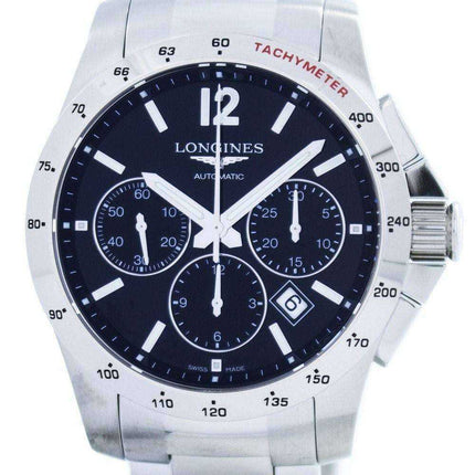 Longines Conquest Automatic Chronograph Tachymeter Scale L2.743.4.56.6 Orologio da uomo