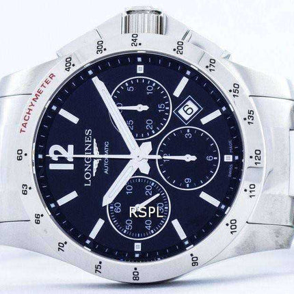 Longines Conquest Automatic Chronograph Tachymeter Scale L2.743.4.56.6 Orologio da uomo