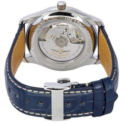 Orologio da uomo Longines Master Collection cinturino in pelle Sunray quadrante blu automatico L2.793.4.92.0