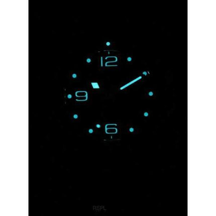 Orologio da uomo Longines HydroConquest in acciaio inossidabile quadrante nero automatico subacqueo L3.741.4.56.6 300M