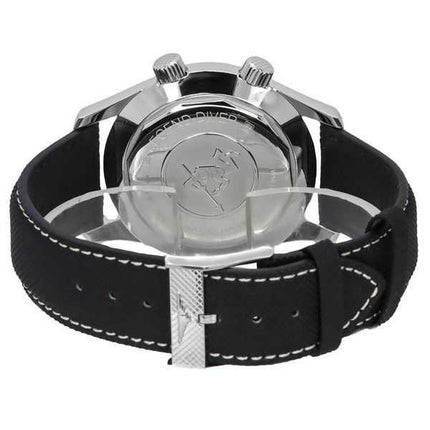Orologio da uomo Longines Legend Diver cinturino in pelle quadrante nero automatico L3.774.4.50.0 300M