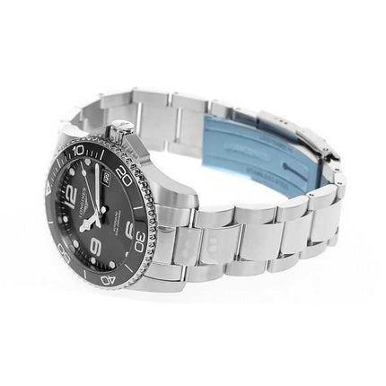 Orologio da uomo Longines HydroConquest in acciaio inossidabile con quadrante grigio automatico L3.781.4.76.6 300M