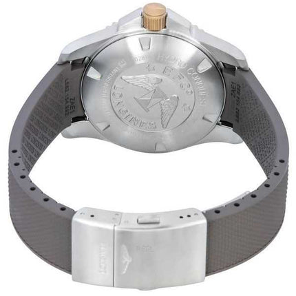 Orologio da uomo Longines HydroConquest cinturino in caucciù Sunray quadrante grigio automatico subacqueo L3.782.3.78.9 300M