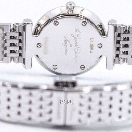 Longines La Grande Classique Quartz White Dial L4.209.4.11.6 Orologio da donna