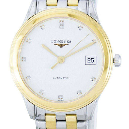 Longines Les Grandes Flagship Automatic Diamond Accent Riserva di carica L4.774.3.27.7 Orologio da uomo