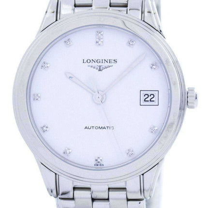 Longines Flagship Automatic Power Reserve Diamond Accent L4.774.4.27.6 Orologio da uomo