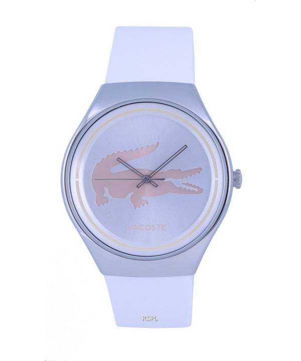 Orologio Lacoste Valencia Silicon White Dial Quartz LA-2000838.G Orologio da donna