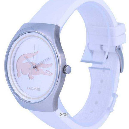 Orologio Lacoste Valencia Silicon White Dial Quartz LA-2000838.G Orologio da donna