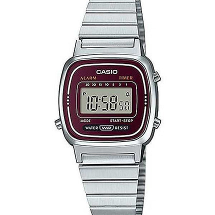 Casio Alarm Digital LA-670WA-4D LA670WA-4D Orologio da donna