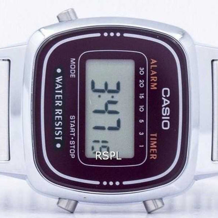 Casio Alarm Digital LA-670WA-4D LA670WA-4D Orologio da donna