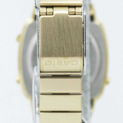 Casio Digital Alarm Clock in acciaio inossidabile LA670WGA-1DF LA670WGA-1 Orologio da donna