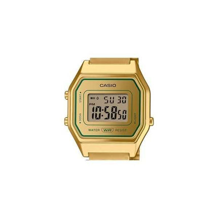 Casio Vintage Digitale Oro Bracciale in Acciaio Inossidabile Quarzo LA680WEGV-9A Orologio da Donna