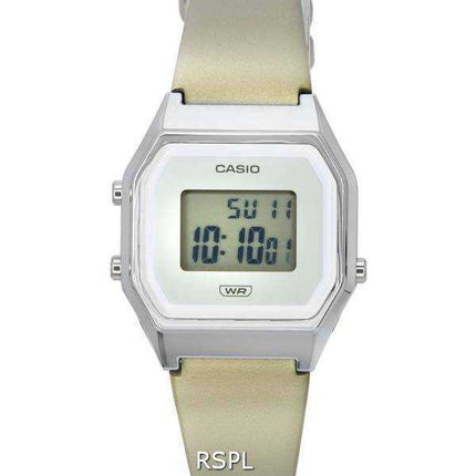 Orologio da donna Casio vintage digitale con quadrante grigio al quarzo LA680WEL-8 LA680WEL-8