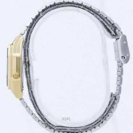Orologio al quarzo digitale Casio in acciaio inossidabile LA680WGA-1BDF Orologio donna LA680WGA-1B