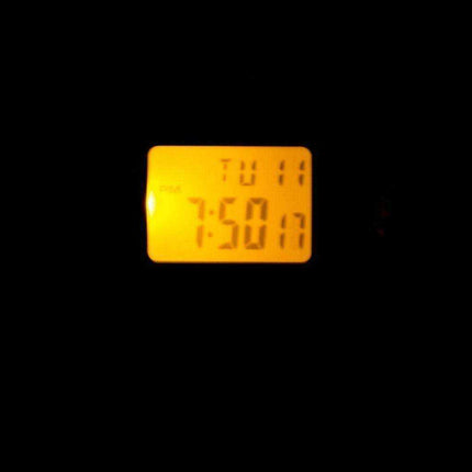 Casio Digital Al quarzo Illuminatore in acciaio inossidabile LA680WGA-1DF LA680WGA-1 Orologio da donna