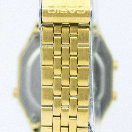 Casio Digital Al quarzo Illuminatore in acciaio inossidabile LA680WGA-1DF LA680WGA-1 Orologio da donna