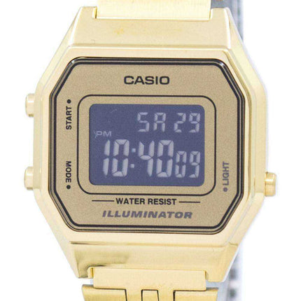 Casio Youth Vintage Illuminator Alarm Digital LA680WGA-9B Orologio da donna
