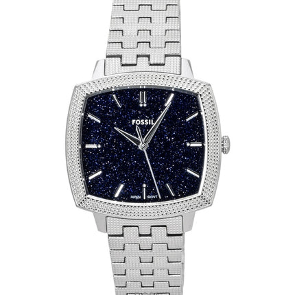 Orologio unisex Fossil Nick Jonas x Machine Luxe Aventurine in edizione limitata con quadrante blu al quarzo LE1216