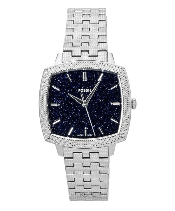 Orologio unisex Fossil Nick Jonas x Machine Luxe Aventurine in edizione limitata con quadrante blu al quarzo LE1216