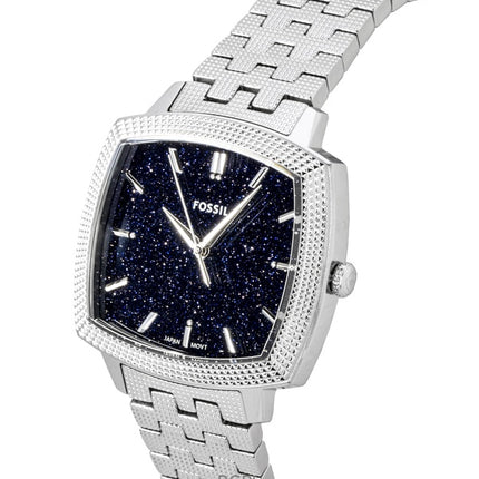 Orologio unisex Fossil Nick Jonas x Machine Luxe Aventurine in edizione limitata con quadrante blu al quarzo LE1216