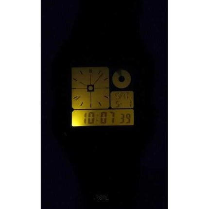 Casio POP Orologio unisex al quarzo con cinturino in resina nera vintage retrò digitale LF-20W-1A