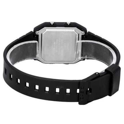 Casio POP Orologio unisex al quarzo con cinturino in resina nera vintage retrò digitale LF-20W-1A