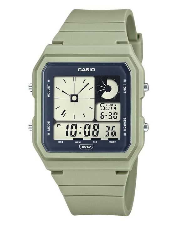 Orologio unisex Casio POP con cinturino in resina digitale al quarzo LF-20W-3A