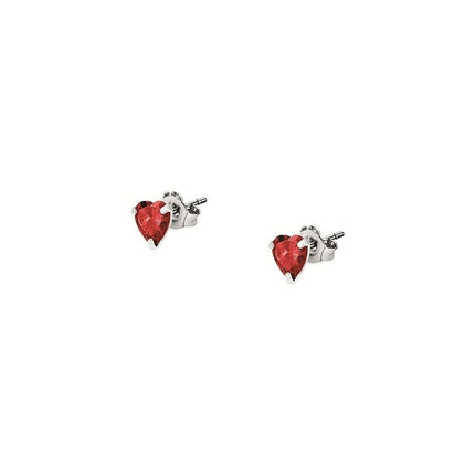 Orecchini in argento La Petite Story con pietra di zirconi rossi LPS01AWV26 per donna