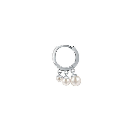 La Petite Story Orecchini singoli in acciaio LPS02AQM25 per donna