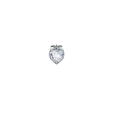 La Petite Story Orecchini singoli in acciaio con cristallo trasparente LPS02AQM50 per donna