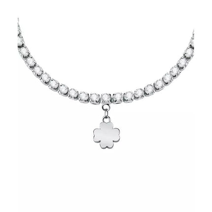 Bracciale La Petite Story in acciaio a quattro foglie con cristallo trasparente LPS05ARR70 per donna