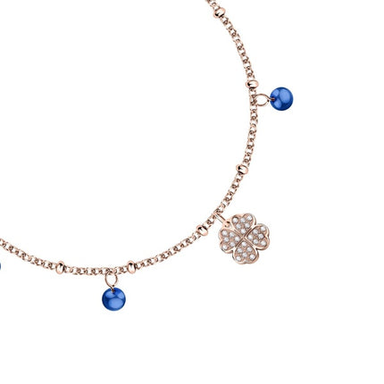 Bracciale in acciaio La Petite Story con pietre blu PP LPS05ARR83 per donna