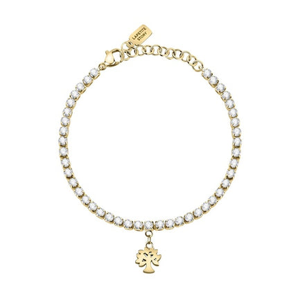 Bracciale La Petite Story in acciaio color oro con cristalli trasparenti LPS05ASF31 per donna