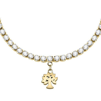 Bracciale La Petite Story in acciaio color oro con cristalli trasparenti LPS05ASF31 per donna