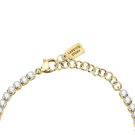 Bracciale La Petite Story in acciaio color oro con cristalli trasparenti LPS05ASF31 per donna