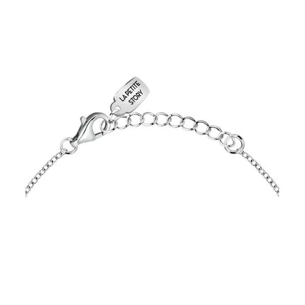Bracciale in argento La Petite Story con zirconi trasparenti LPS05AWV54 per donna