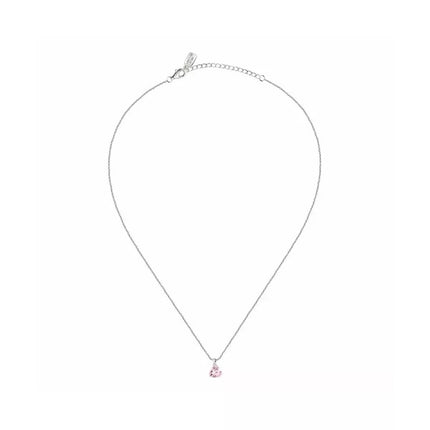 Collana in argento La Petite Story con zircone a forma di cuore rosa LPS10AWV33 per donna