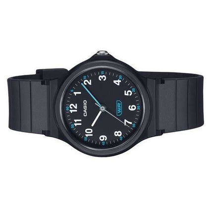 Casio Pop Analog Black Bio Based Resin Strap Quadrante Nero Quarzo LQ-24B-1B Orologio da Donna