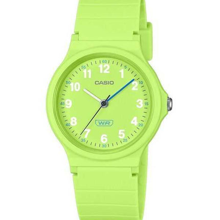 Casio Pop Analog Lime Green Bio Based Resin Strap Lime Green Dial Quartz LQ-24B-3B Orologio da donna