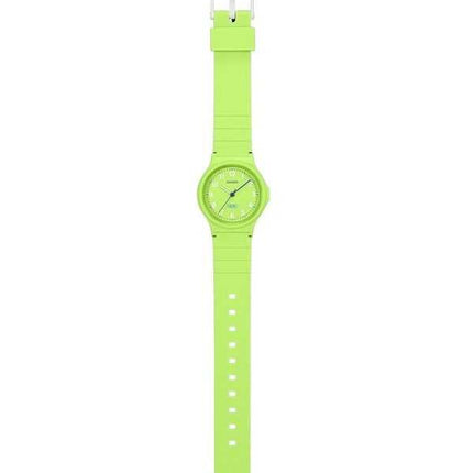 Casio Pop Analog Lime Green Bio Based Resin Strap Lime Green Dial Quartz LQ-24B-3B Orologio da donna