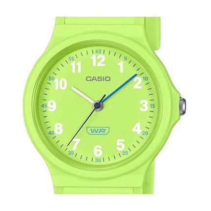 Casio Pop Analog Lime Green Bio Based Resin Strap Lime Green Dial Quartz LQ-24B-3B Orologio da donna