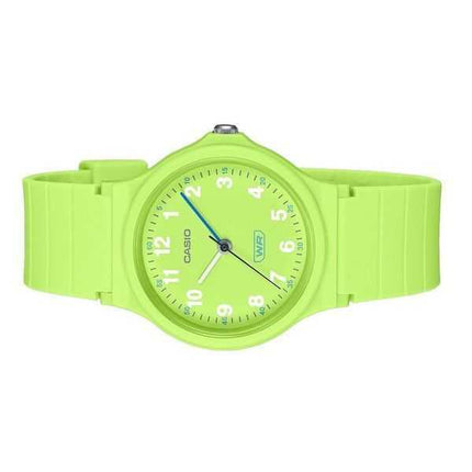 Casio Pop Analog Lime Green Bio Based Resin Strap Lime Green Dial Quartz LQ-24B-3B Orologio da donna