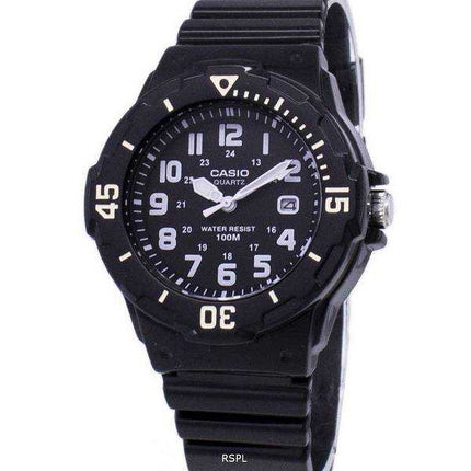 Casio Enticer analogico quadrante nero LRW-200H-1BVDF LRW-200H-1BV orologio da donna