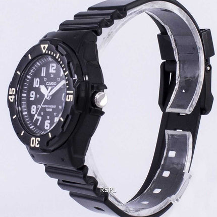 Casio Enticer analogico quadrante nero LRW-200H-1BVDF LRW-200H-1BV orologio da donna