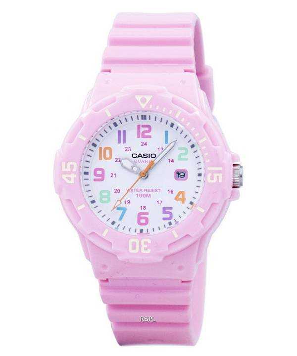 Cinturino in resina Casio rosa LRW-200H-4B2VDF LRW200H-4B2VDF Orologio da donna