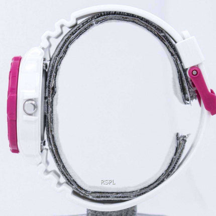 Casio analogico quadrante bianco rosa caldo LRW-200H-4BVDF LRW200H-4BVDF orologio da donna