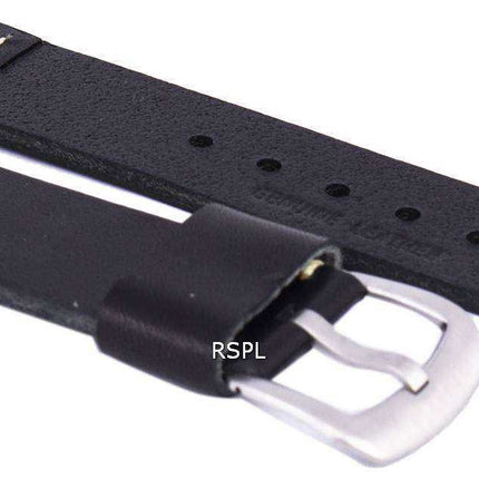 Cinturino per orologio in pelle di marca con rapporto nero 22 mm