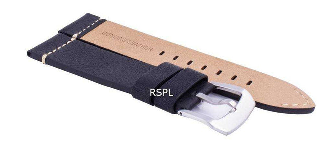 Cinturino per orologio in pelle nera Ratio LS20 22 mm